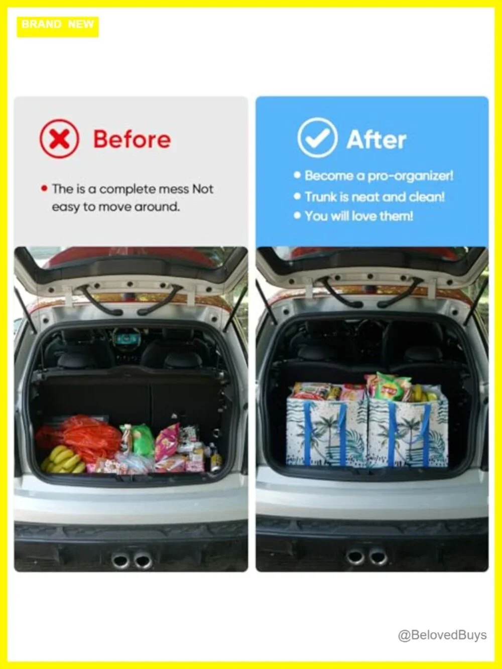 Reusable Grocery Bags Heavy Duty with Reinforced Bottom Foldable Tote Bags 2
